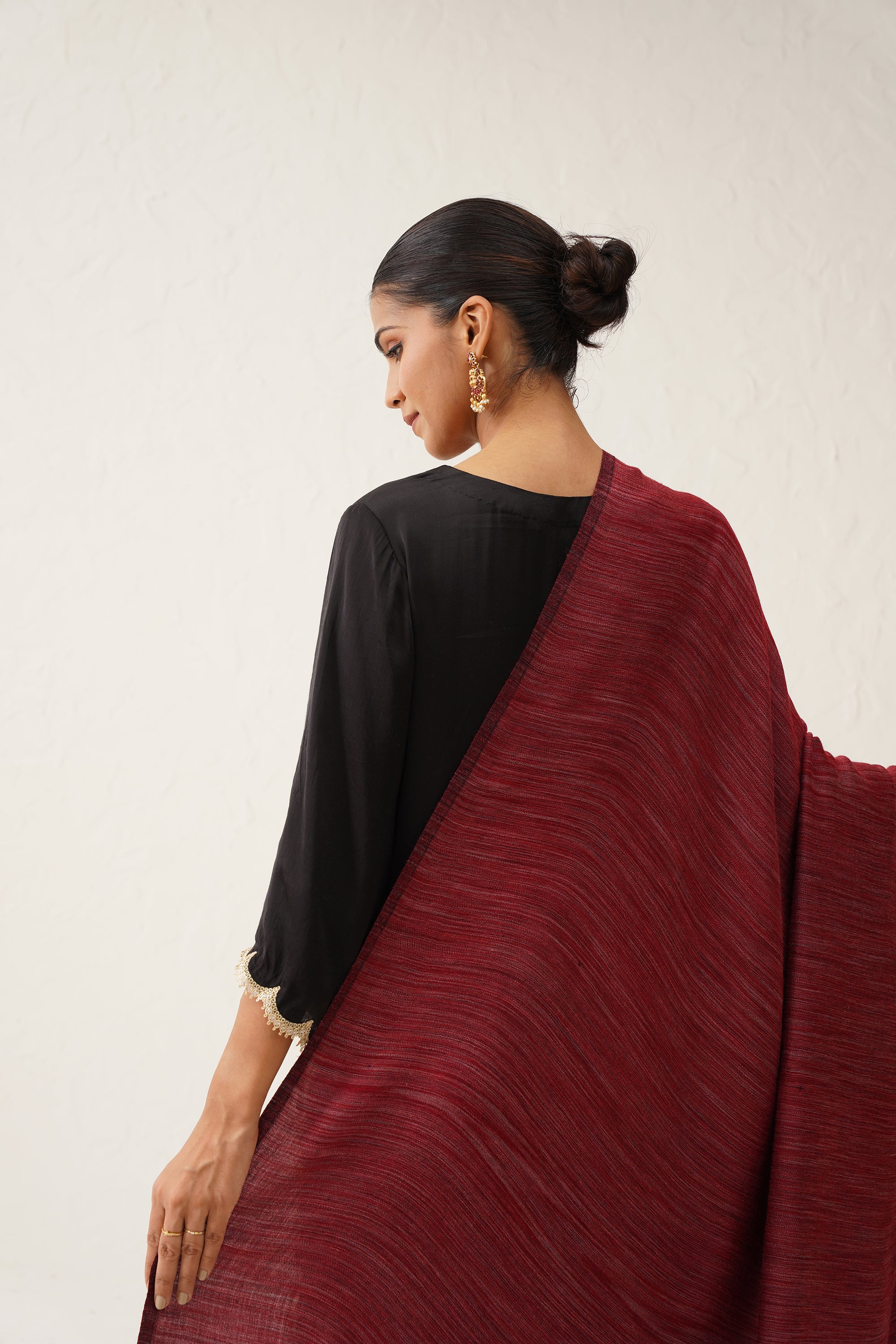 Zoha Space Dyed Woollen Shawl